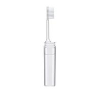 Brosse à dents de voyage pliable portable avec couvercles intégrés, kits de brosses à dents pliables pour randonnée, camping, voyage