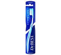 Dr.BEST Brosse à dents à tête pivotante souple (1 pièce), pour nettoyer les endroits difficiles d'accès