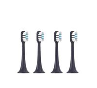 Brosse à dents électrique 4/8 pièces avec têtes de rechange, emballage scellé avec couvercles, compatible avec Mijia T700(4 PCS WHITE)