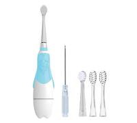 Brosse à dents électrique à piles avec lumière LED pour encourager le brossage amusant et efficace des dents du nourrisson