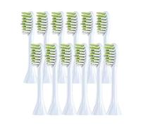 Brosse À Dents Électrique Accessoire Tête De Brosse À Dents. Compatible Avec Philips HY1100, HY1200, BH1022 ONE110 Les Séries(12pcs White)