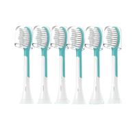 Brosse À Dents Électrique Accessoire Tête De Brosse À Dents. Compatible Pour Philips HX6730 HX3220 HX6721 HX3210 Les Brosses À Dents Électriques Soniques(6 Kids Gum Care)