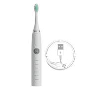 Brosse à dents électrique : brosse à dents de nettoyage sonique rechargeable, puissant moteur d'action de nettoyage en profondeur, batterie longue durée de 5,91 x 2,76 x 1,97 pouces | Coffret cadeau