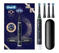 Brosse à dents Oral-B iO Series 6 Gift Set - Noire - 4 brossettes - Étui