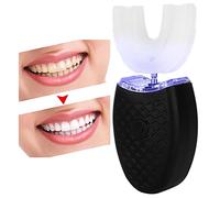 Brosse À Dents Électrique en Forme de U avec Dispositif de Blanchiment À Lumière Froide, Chargement Sans Fil, Sonique Automatique