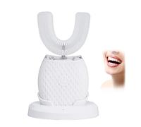 Brosse à dents électrique intelligente, Brosse à dents électrique en U 360°, Nettoyage en profondeur, Recharge pratique USB, Soins buccaux pour famille et voyage