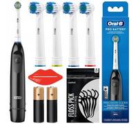 Brosse à dents électrique - Oral-B - DB5 Pro Battery - avec 5 têtes - piles incluses - nettoyage précis