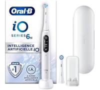 Brosse À Dents Électrique Oral-B Io 6n - Blanche - Avec Etui De Voyage - Technologie Io - 5 Modes De Brossage