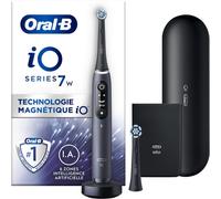 Oral-B iO 7W - Avec Etui de Voyage et Pochette - Noire - Brosse À Dents Électrique