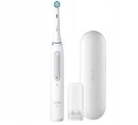 Brosse a dents electrique - Oral-B - iO Series 4 Quite White - Technologie magnetique - 4 modes - Etui inclus