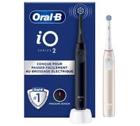 Brosse À Dents Électrique Oral B Io2 Duo Noir Et Rose