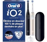 Brosse à dents électrique ORAL-B iO2 Duo Noir et Rose