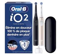 Brosse À Dents Électrique Oral-B Io2 Duo Noire Et Rose