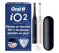 Brosse À Dents Électrique Oral-B Io2 Duo Noire Et Rose
