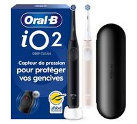 Brosse à dents électrique Oral B iO2 Series Duo Noir et Rose