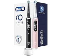 Brosse à dents électrique - ORAL-B - iO6 Series - Lot de 2 - Noir/Rose - Accessoire inclus