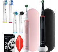 Brosse à dents électrique Oral-B Pro 3 3900 Noir Rose Set avec étui