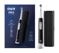 Brosse à dents électrique Oral-B Pro Series 1 noire avec étui + tête de brosse - Noir