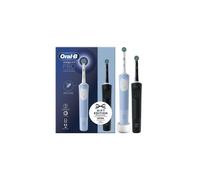 Oral-B Vitality Pro Duo Adulte Brosse à dents rotative oscillante Noir, Bleu, Blanc