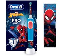 Oral-B Vitality Pro Kids Spiderman Enfant Brosse à dents rotative oscillante Bleu, Rouge
