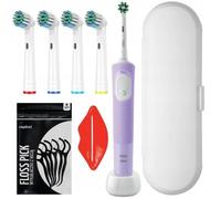 Brosse à dents électrique Oral-B Vitality PRO Protect X Clean Violet + 4 embouts de remplacement + étui de remplacement
