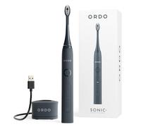 Brosse à Dents Electrique Ordo Sonic Technologie Intelligente Avancée Avec 4 Modes de Brossage Batterie Rechargeable Rapide et Élément de Chargeur USB Pour Adultes Noir Gris Anthracite