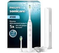 Brosse à dents électrique Philips Sonicare 4100 HX4044/41 Rechargeable 2 têtes Blanc