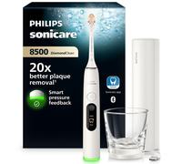 Brosse à dents électrique Philips Sonicare DiamondClean 8500 HX8513/11 Ultrasonique rechargeable 3 vitesses 6 modes Blanc