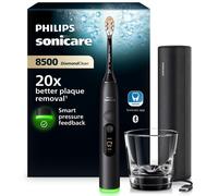 Brosse à dents électrique Philips Sonicare DiamondClean 8500 HX8513/12 Noir capteur de pression Bluetooth 6 modes et écran interactif