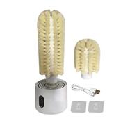 Brosse à dents électrique pour bouteilles | Nettoyage mural rechargeable par USB, kit de brosses pour laver les bouteilles, pour maison, appartement, restaurant, bar, voyage, gobelet, théière, pot