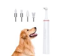 Brosse à Dents éLectrique pour Chien, Ultrasons et Anti-Plaque, Silencieuse et Sans Frottement, avec 4 TêTes Propres, Combat Le Tartre, La Mauvaise Haleine