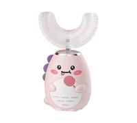 Brosse à dents électrique pour enfants en U avec minuterie et 3 modes, outil de nettoyage des dents automobile, pour la nuit, la maison, les voyages, les trajets en ville, l'hôtel, l'école, garçons et