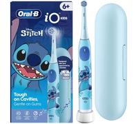 Brosse à dents électrique pour enfants - ORAL-B - iO Kids Stitch - Étui de voyage - Batterie - Blanc/Bleu - 1 pièce
