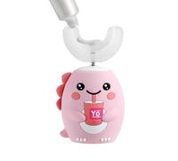 Brosse À Dents Électrique Pour Garçons - Nettoyage Rechargeable À 360°,Brosse à Dents Massante Automatique,Pour Apprentissage Des Camping Dortoir Aéroport Hôtel Salle De Bain