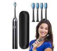 Brosse à dents électrique rechargeable avec étui, rechargeable 40 000 VPM charge rapide 3 heures derniers 180 jours