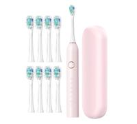Brosse À Dents Électrique Rechargeable Brosse À Dents Électrique Puissante Brosse À Dents Avec Étui De Voyage Brosse À Dents Électrique Portable Brosse À Dents Électrique Sonique Modes De Nettoyage