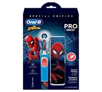 Oral-B Vitality Pro Kids Spiderman Enfant Brosse à dents rotative oscillante Bleu, Rouge