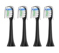 Brosse à dents électrique X1 X3 compatible avec Xiaomi Mijia, blanchiment des dents à ultrasons, hygiène bucco-dentaire, brosse à dents for adultes(4pas black)