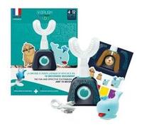 Y-Brush Brosse à dents électrique NylonStart Kids Y2PckNStartKidS Taille S Bleu et Blanc