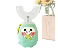 Brosse À Dents En Forme De U Pour - Silicone Rechargeable Électrique À 3 Modes | Outil De Nettoyage Automatique Pour Soins Bucco-dentaires De Style Dessin Animé | Appareil Dentaire Sonique Éta