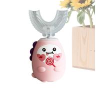 Brosse À Dents En Forme De U Pour - Silicone Rechargeable Électrique À 3 Modes | Outil De Nettoyage Automatique Pour Soins Bucco-dentaires De Style Dessin Animé | Appareil Dentaire Sonique Éta