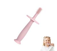 Brosse À Dents En Silicone, Brosse À Dents Pour Bébé À 360 ° Avec Un Massage D'assistance À Dents De Silicone Pour Les Tout-petits, Brosse À Dents Anneaux Pour 6-12 Mois, Bébés, Jouets À Dentage Pour