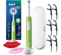 Brosse à dents enfant Oral-B Junior verte avec étui et accessoires