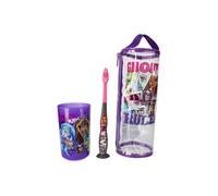 Brosse à dents + Gobelet + Trousse - Kit Enfant - Monster High Violet