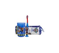 Brosse à dents + Gobelet + Trousse - Kit Enfant - Pat'Patrouille Bleu