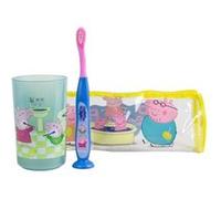 Brosse à dents + Gobelet + Trousse - Kit Enfant - Peppa Pig Tinokou Jaune Jaune G