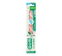 Brosse à dents Gum Classic Bio-sourcée Souple 18/100e Grande Tête