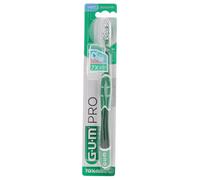 Brosse à dents - Gum - Technique Pro Compact - Souple - Hygiène bucco-dentaire - Brins effilés