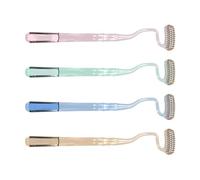 Brosse à dents manuelle avec poignée ergonomique pour nettoyage en | Brosses à dents souples en forme de S pour femmes, famille, couples, camping, salle de bain, voyage d'affaires, dortoir