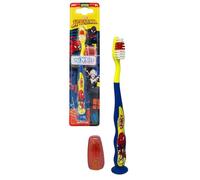 Brosse à dents manuelle pour enfants Spiderman Marvel accessoire de soins d'hygiène buccale brosse à dents avec poignée ergonomique poils doux